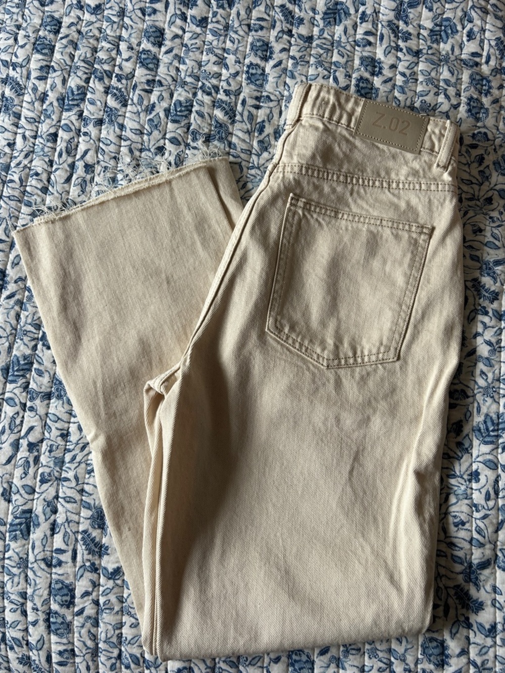 ZARA Cream Jeans